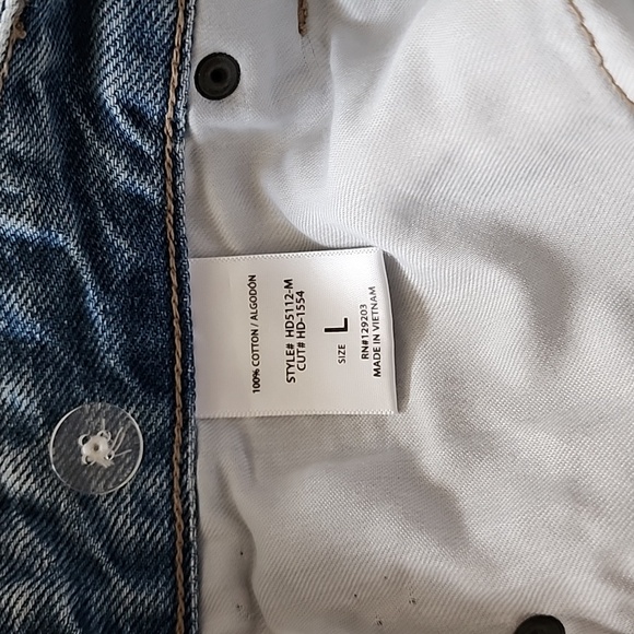 HIDDEN L.A New Jeans The Peyton Denim Asymmetrical Wrap Wrap Mini-Skirt Size L - Picture 13 of 16